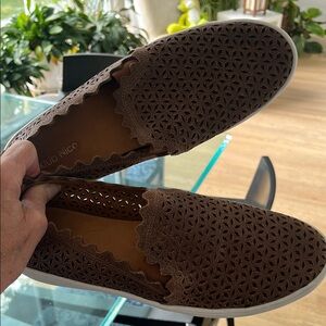 Klub Nico Brown Perforated Loafers